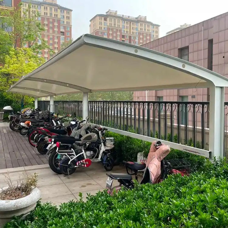 彭阳县膜结构电动车棚